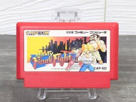  Nintendo Famicom Mighty Final Fight Capcom FC Cartridge ROM Japan Original 