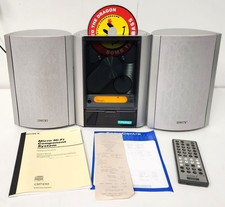 Sony CMT-EX5 Micro Hi-Fi Component System CD Player, SS-CEX5 Speakers + Remote