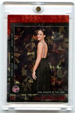 Caitlin Clark 2025 Panini Caitlin Clark Chronicled Red Cracked Ice #55