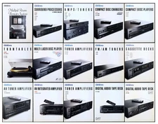Lot of 16 ONKYO Home Audio Sales Brochures - Early 1990's