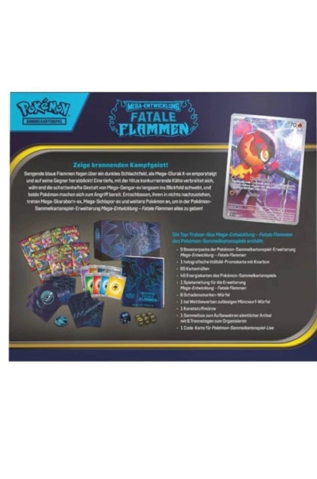 Pokémon Fatale Flammen Top Trainer Box  Neu & OVP - Bild 2 von 3