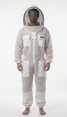 Pro's Choice premium Ventilated Beekeeping Full SUIT + GLOVES Size; XL Thread(R)
