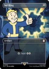 MTG English Sol Ring (Borderless) NM Foil Universes Beyond: Fallout