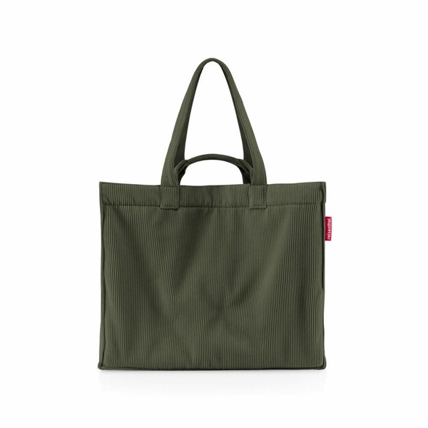 Reisenthel Softshopper Tasche Handtasche Einkaufstasche Cord Dark Matcha 28 L-image