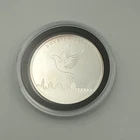 2016 1 oz The Holy Land Mint Silver Dove Of Peace Round .999 Fine Silver