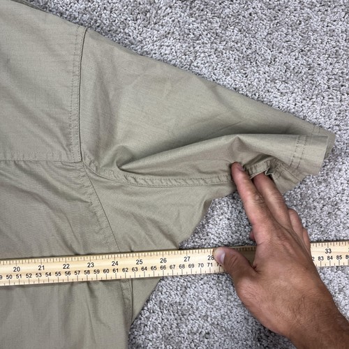 Propper Shirt Mens Large Khaki Button Up Short Sleeve Tactical Uniform Outdoors - Picture 6 of 7