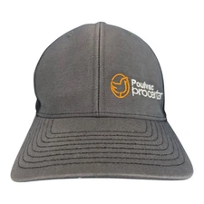 Poulvac Procerta Gray Baseball Cap Hat Adjustable Promo Poultry Vet Logo Zoetis