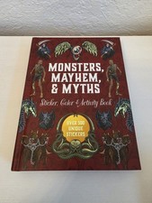 Chartwell Books Monsters, Mayhem & Myths Sticker Book Hardcover 500+ Stickers 8&hellip;