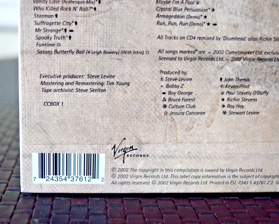 CULTURE CLUB Box Set, 4 CDs + Booklet, 2002, Boy George, 80s Pop, Promo cut - image 4 of 4