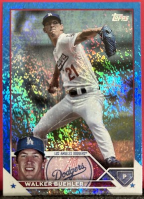 WALKER BUEHLER 2023 Topps Series 2 Blue Foil LA Dodgers #391    /999