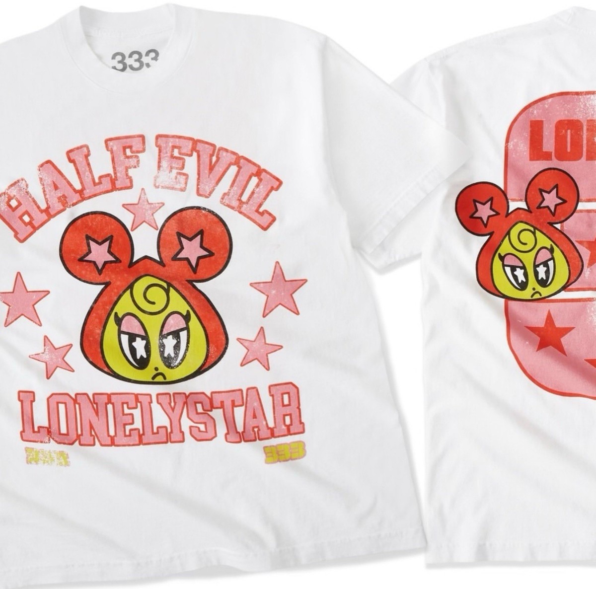 BRAND NEW Half Evil 333 X Lonely Star Collaboration Shirt