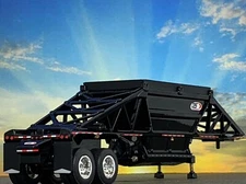 1/64 DCP BLACK MANAC CPS BOTTOM DUMP TRAILER