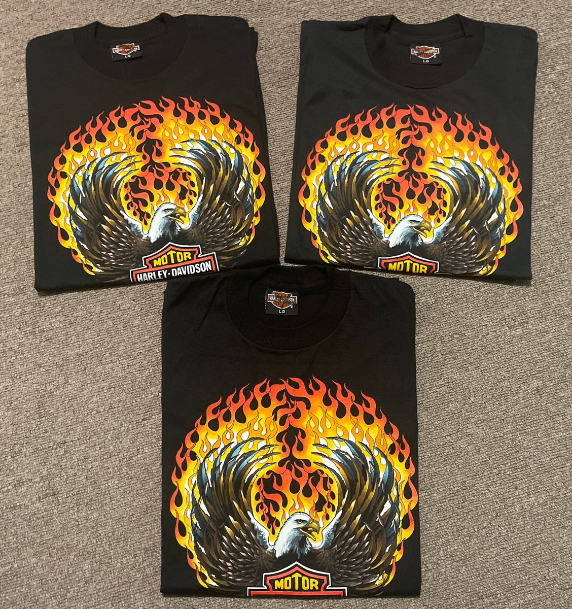 90s USA製 Harley-DavidsoncafeTシャツ 【XL】 Vintage 90s Mens Large Harley Davidson Motorcycles Single Stitch T