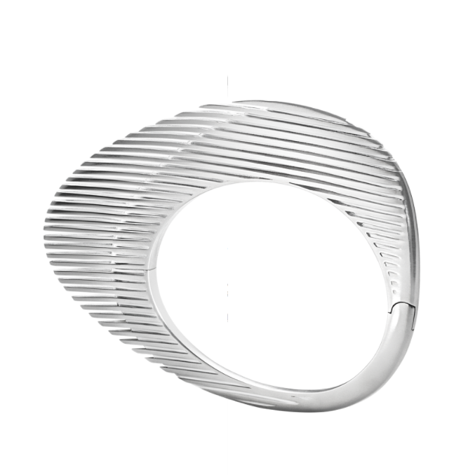 Georg Jensen. Sterling Silver Bangle- #623E - LAMELLAE