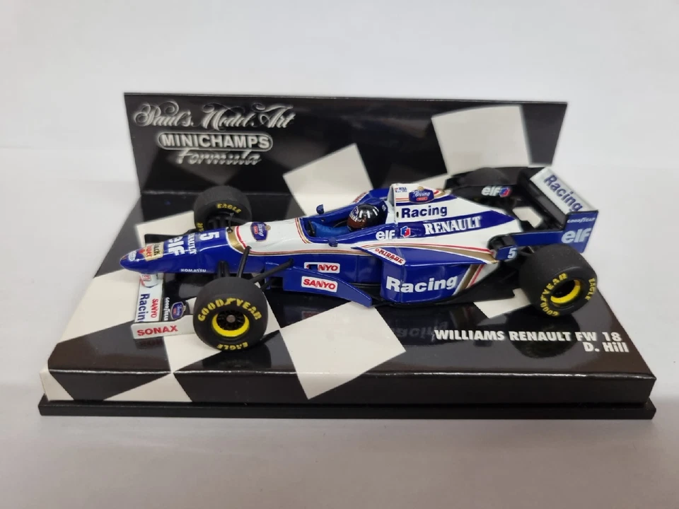 Minichamps 1:43 FW18 D.Hill Williams Renault Japanese GP World Champion430960005 - Image 2 of 4