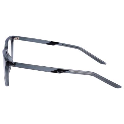 New NIKE NK 7255 034 Crystal Dark Grey Eyeglasses 53/18/145 Nike 7255 034 Shiny Crystal Gray Plastic Optical Eyeglasses  main image 4