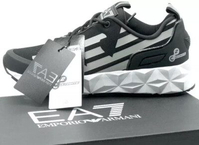EA7 EMPORIO ARMANI Ultimate C2 Kombat Herren Sneaker schwarz Gr 38 1/3 NEU