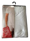 BNIP Mens Sz 5XL Jockey King Size Brand Pure Cotton White Crew Neck T-Shirt