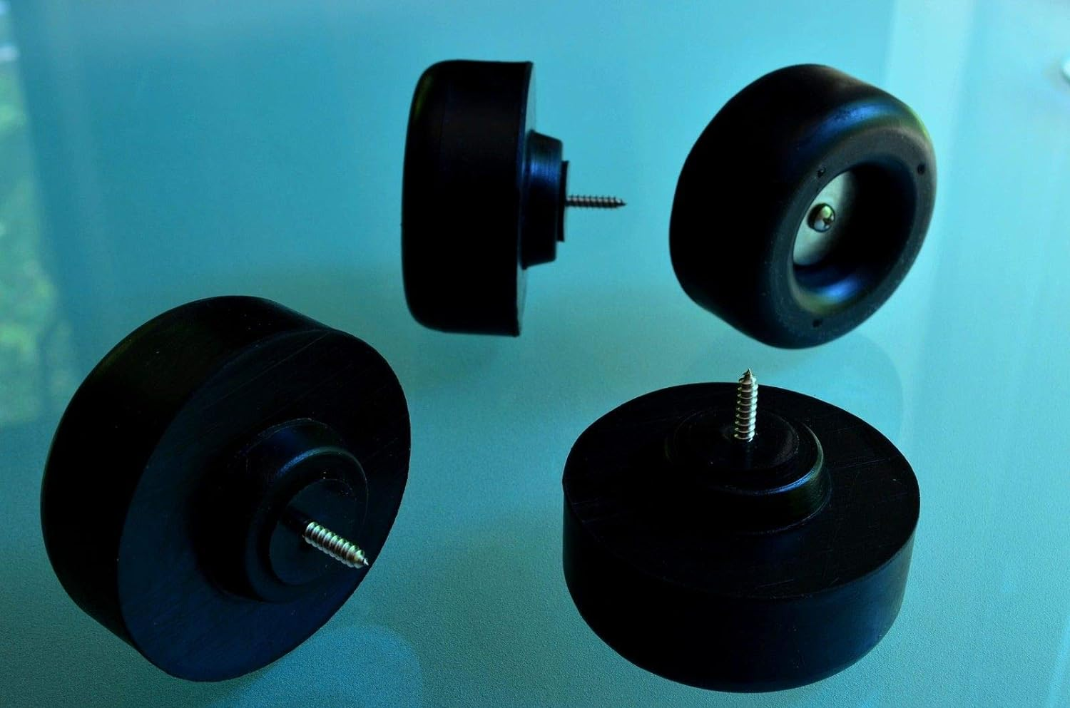 Pioneer Sorbothane Turntable Feet for PL-560 540 518 516 514 512 Heavy Duty Large Replacement-image