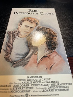 Rebel Without a Cause VHS James Dean New Sealed Watermark Warner Bro Classics A1