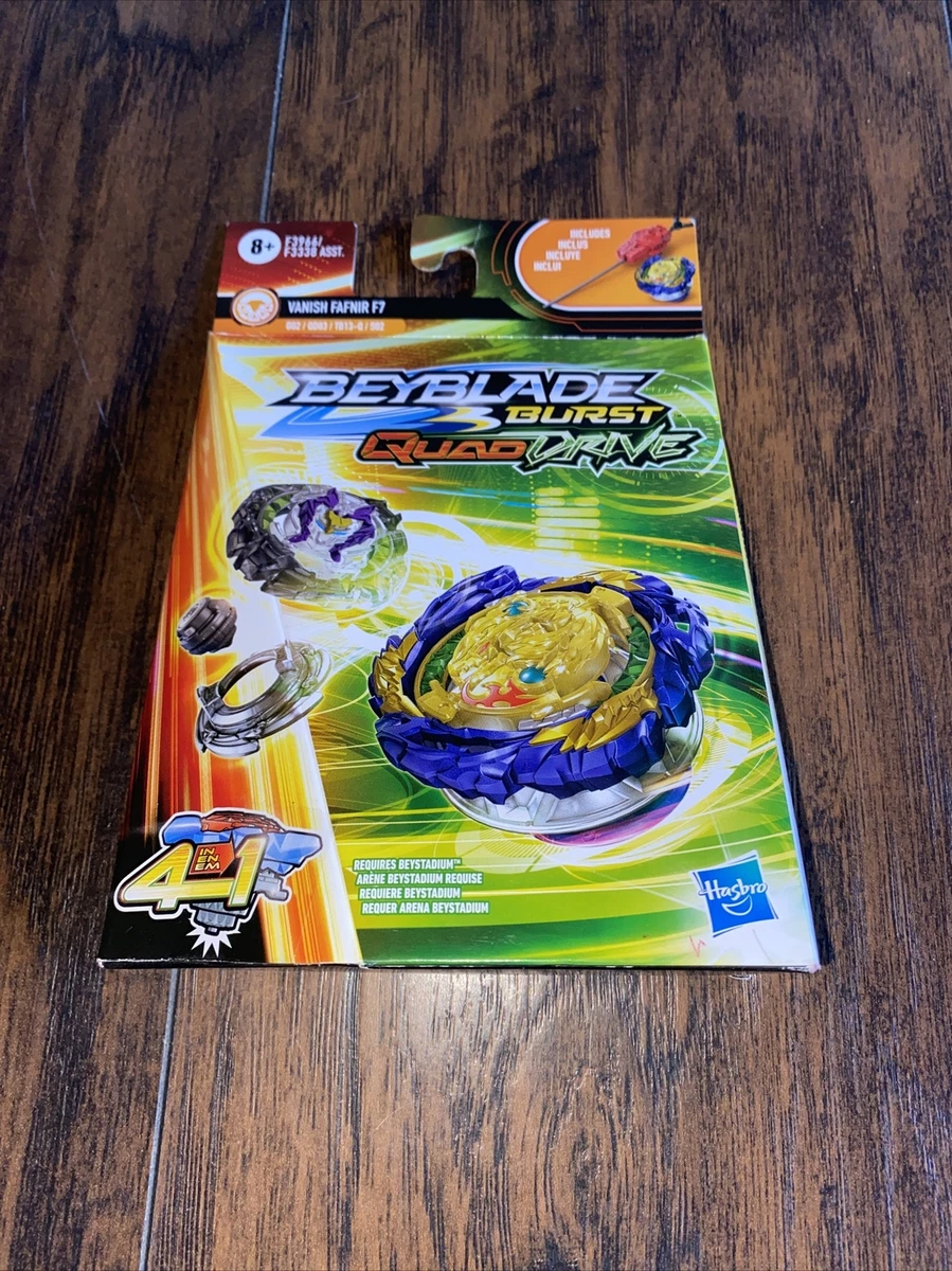 Beyblade Burst Quad Drive Vanish Fafnir F7 Spinning Top