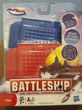 Battleship Travel "Fun on the Run" Tactical Combat Game - Red White & Blue - NEW