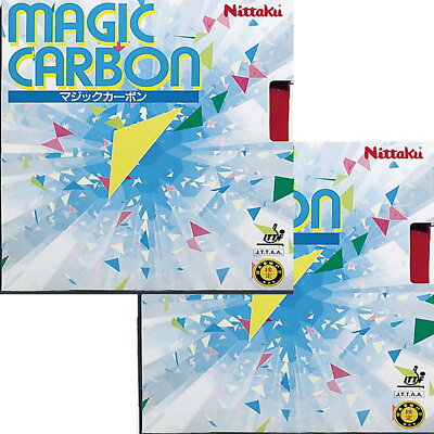 Nittaku Magic Carbon DOPPELPACK / Tischtennisbelag / NEU / zum Sonderpreis