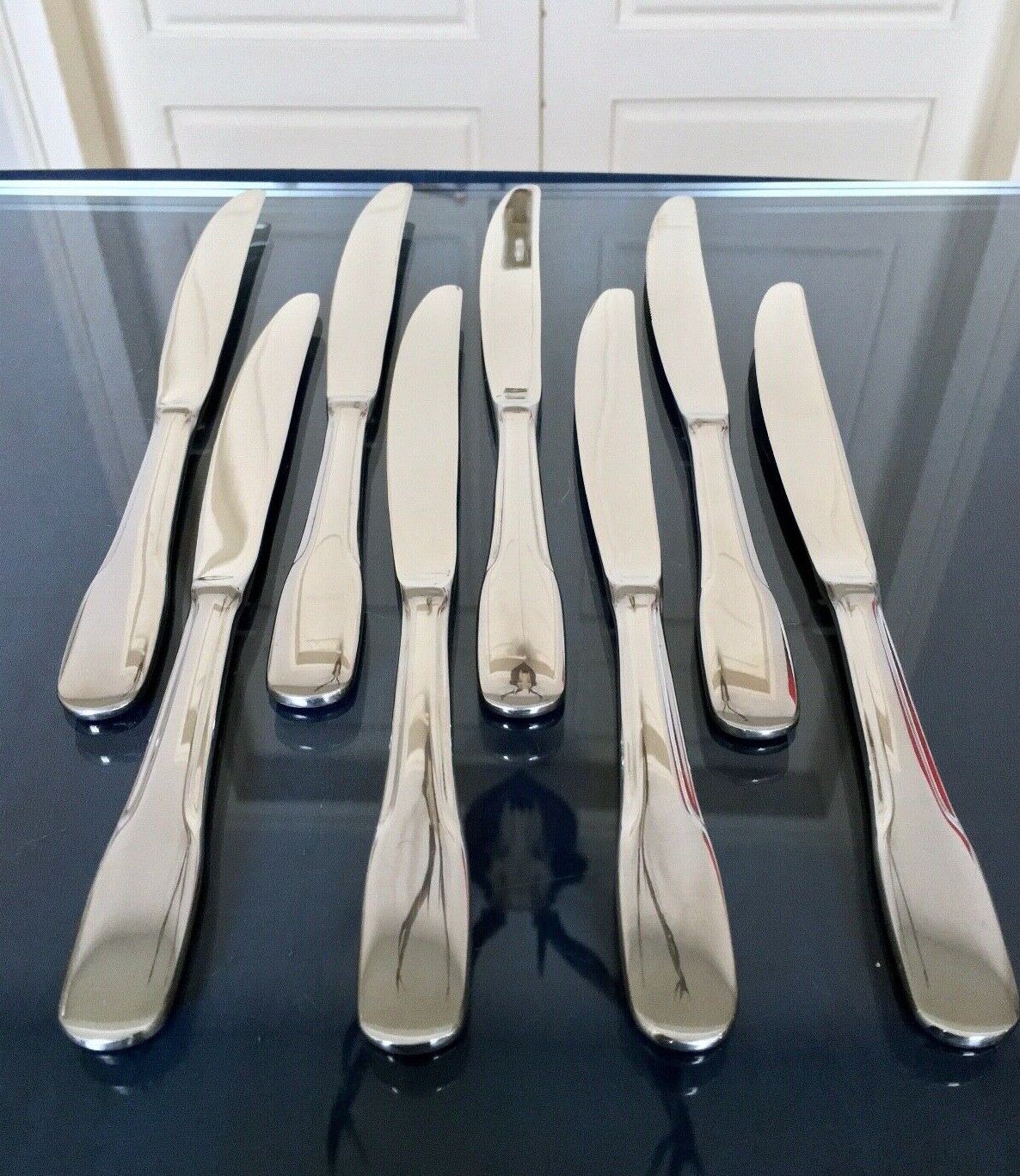Couteaux de Table Inox - Service Couverts Ménagère Vintage - Acier Inoxydable