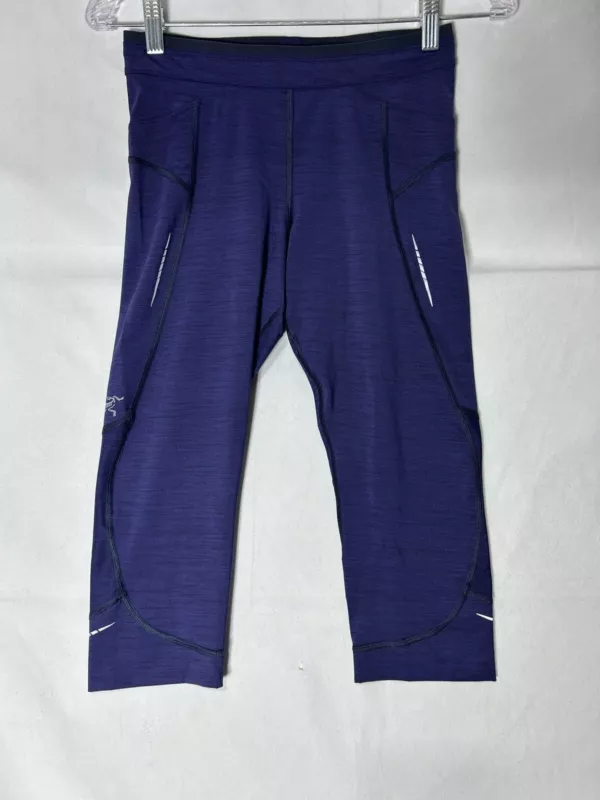 arcteryx 3/4 tight stretch dark azalea leggings