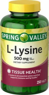 Spring Valley L-Lysine 500MG Dietary Supplement - 250 Count