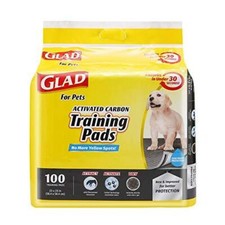 Glad Pets Black Charcoal Puppy Pads Puppy Potty Training Pads That ABSORB 100pk