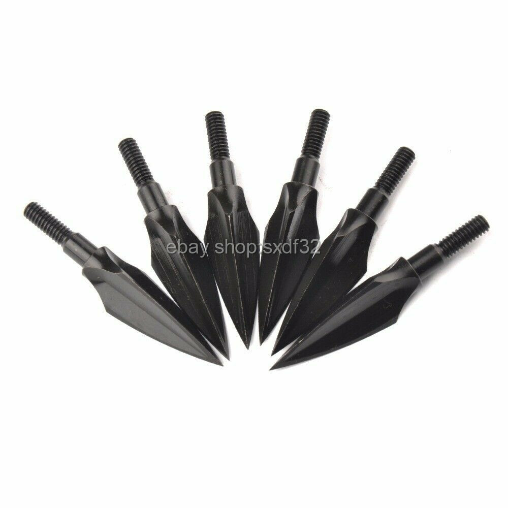 12pc Broadhead Crossbow Arrow Head Tip Point 125Grain Steel 12pc Broadhead Crossbow Arrow Head Tip Point 125Grain Steel