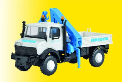 Kibri 13059 UNIMOG Breuer Avec Grue Kit HO 1:87 NEUF - Photo 1/2