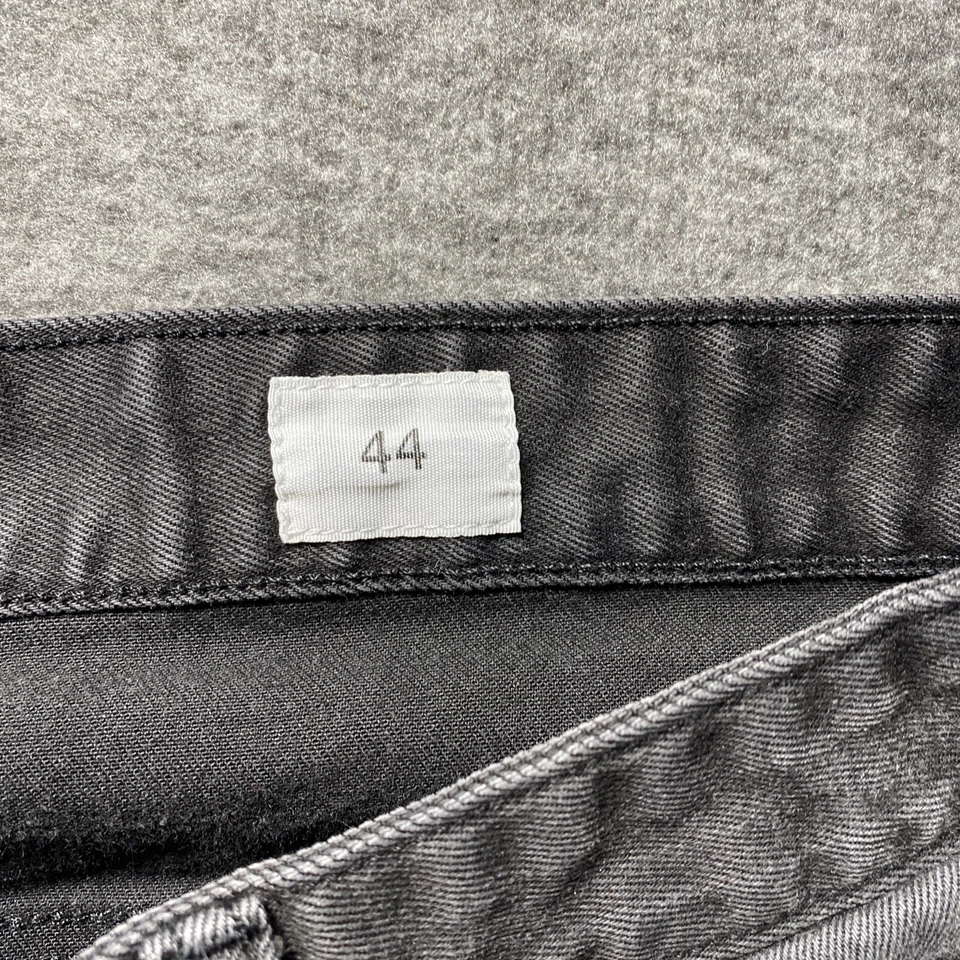 Smoke Rise Black Denim Cut Off Cargo Shorts Graffiti Flames Paint Splatter Sz 44 - Image 3 of 4