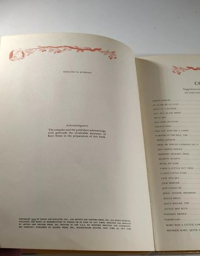 The Golden Song Book di Katherine Tyler Wessells Golden Press - Foto 2 di 13