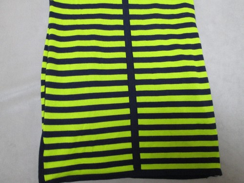 Romeo Juliet Couture Dress Womens M Blue Green Striped Mesh Top - Picture 11 of 14