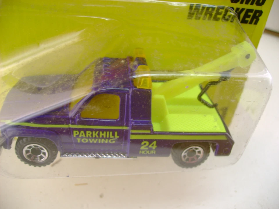 1995 MATCHBOX SUPERFAST #21 GMC WRECKER PARKHILL 24HR TOWING NEW ON CARD - Image 3 of 3