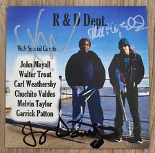 R&D Dept Band Signed Self Titled Cardboard Sleeve CD John Mayall Legend RAD