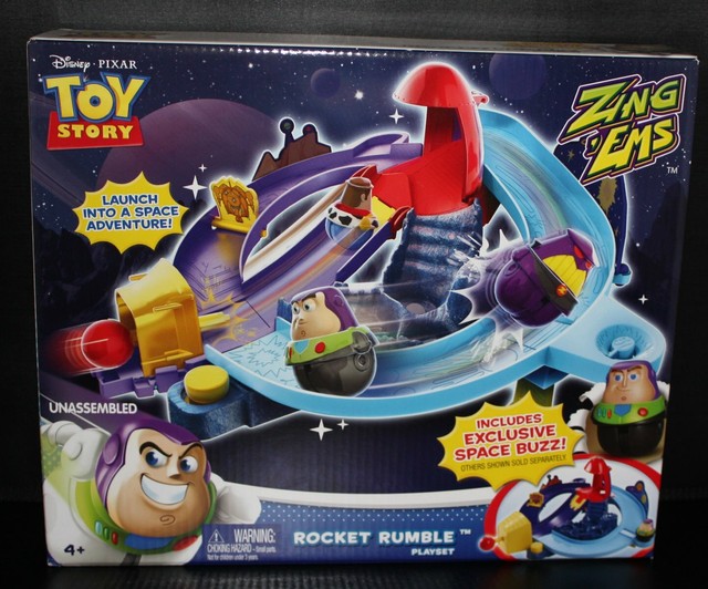 TOY STORY ZING EMS ROCKET RUMBLE LAUNCH SPACE ADVENTURE PLAYSET DISNEY