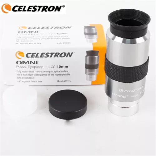 Celestron 1.25 inch 40mm Focal Length Omni Series Eyepiece Lens for Telescope - Picture 2 of 5