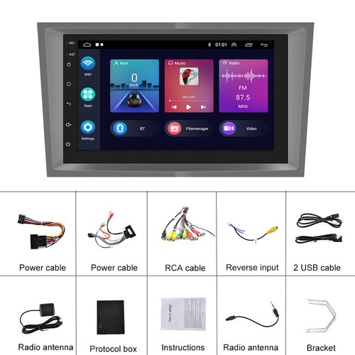 For Vauxhall Astra H Corsa Vectra Android 13 Car Stereo Radio GPS Apple Carplay - Picture 3 of 21