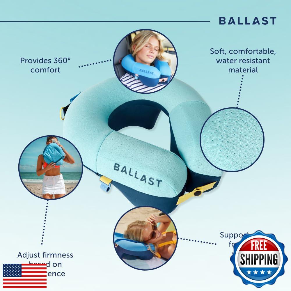 Ballast Travel Pillow PRO – Compact Neck Support for Airplane Comfort Ballast Travel Pillow PRO – Compact Neck Support for Airplane Comfort