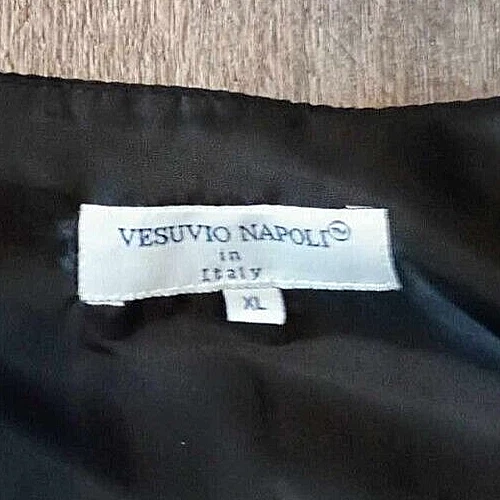 Vesuvio Napoli Vest Mens XL Purple Solid Dress Tux Tuxedo Suit Formal 5 Button - Image 3 of 4