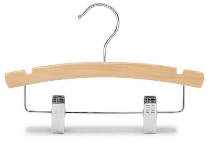 10 Infant & Baby Natural Wood Combination Hanger (pack of 100)