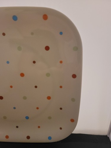 Temp-tations Melamine (Plastic) 4 pc Service (3-pcs each) Polka Dot Set, VG Cond - Picture 3 of 8