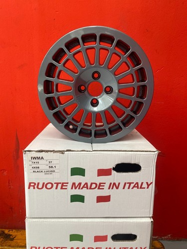 4 Cerchi wheels Montecarlo Antracite 7x15 4x98 ET37 58.1 Lancia Delta NO CINA - Foto 11 di 12
