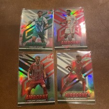 2023 Topps Chrome Bundesliga Airborne Insert X(4) Lienhart Hernandez Stark Sima