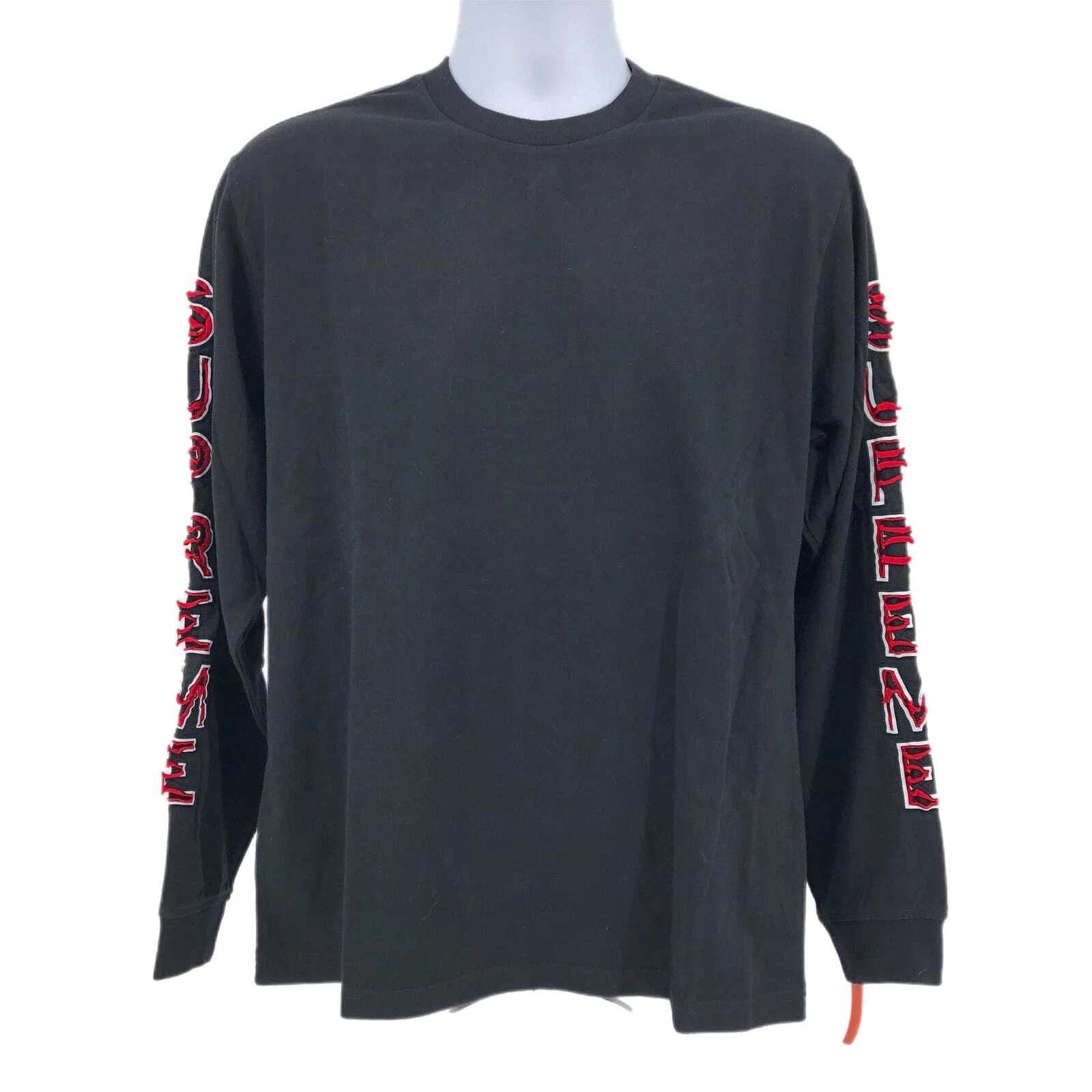 T shirt de base logo Supreme noir et rouge   Bon état