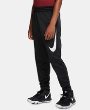 Nike 264021 Boys' Therma Swoosh Jogger Pants Black Size Small