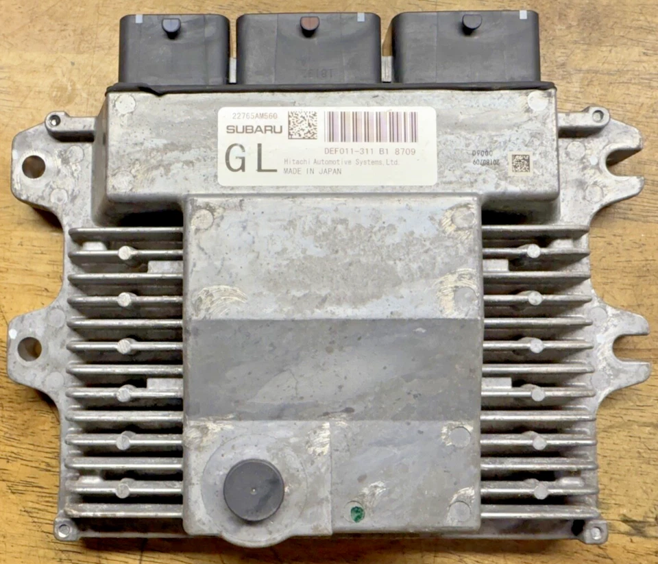 Subaru WRX 2019 2,0 L CVT ECM motor módulo de control informático PCM EGI 22765AM560 Foto 2 de 4